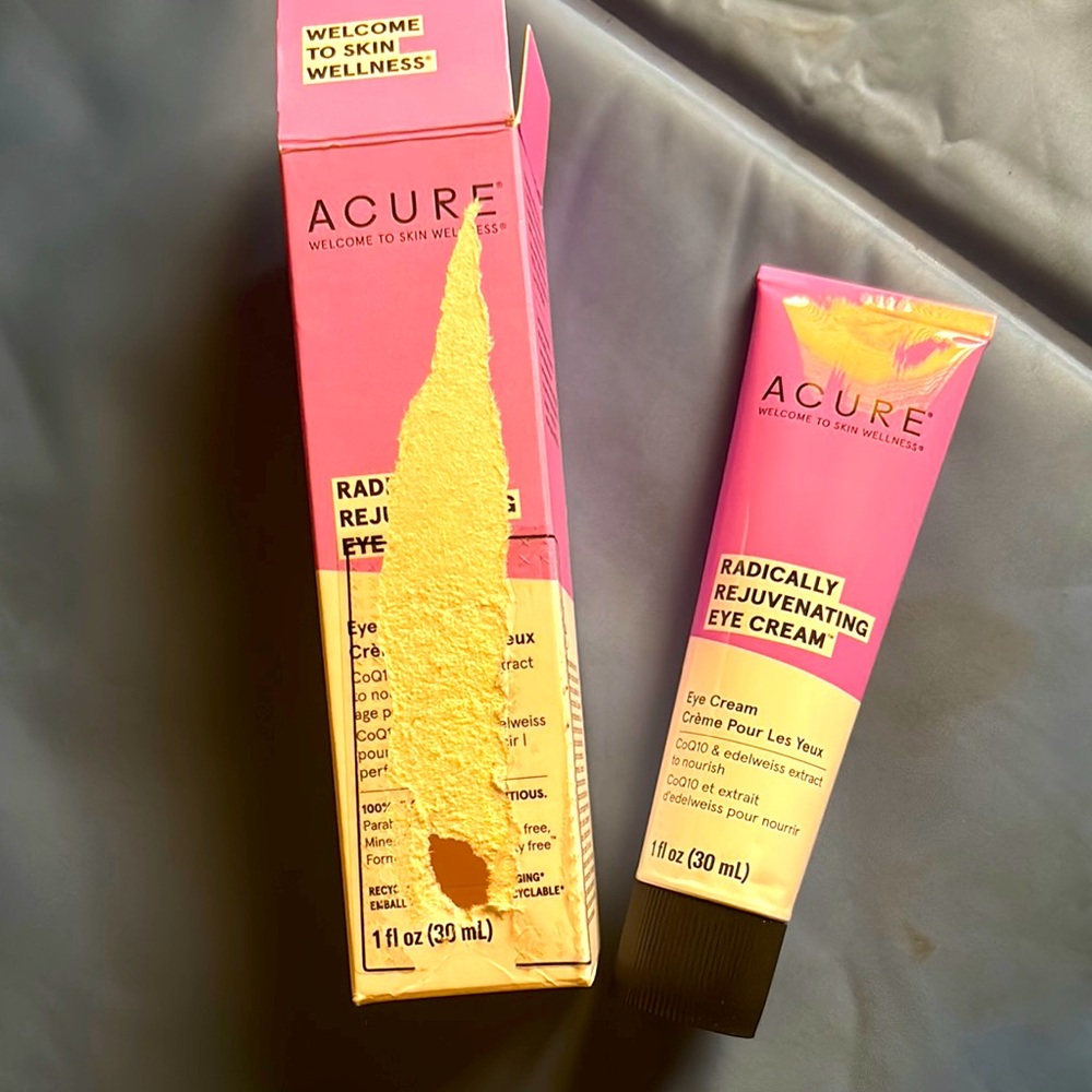 Acure | Radically Rejuvenating Eye Cream | NWB Skin Wellness Anti-Aging 1 Avail - Picture 4 of 6